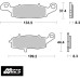SBS 704SP Rear Evo Sinter OE Replacement Motorcycle Brake Pad