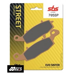 SBS 705SP Rear Evo Sinter OE Replacement Motorcycle Brake Pad