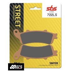 SBS 722LS Rear Sinter OE Replacement Motorcycle Brake Pad