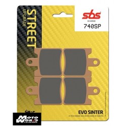 SBS 740SP Rear Evo Sinter OE Replacement Motorcycle Brake Pad