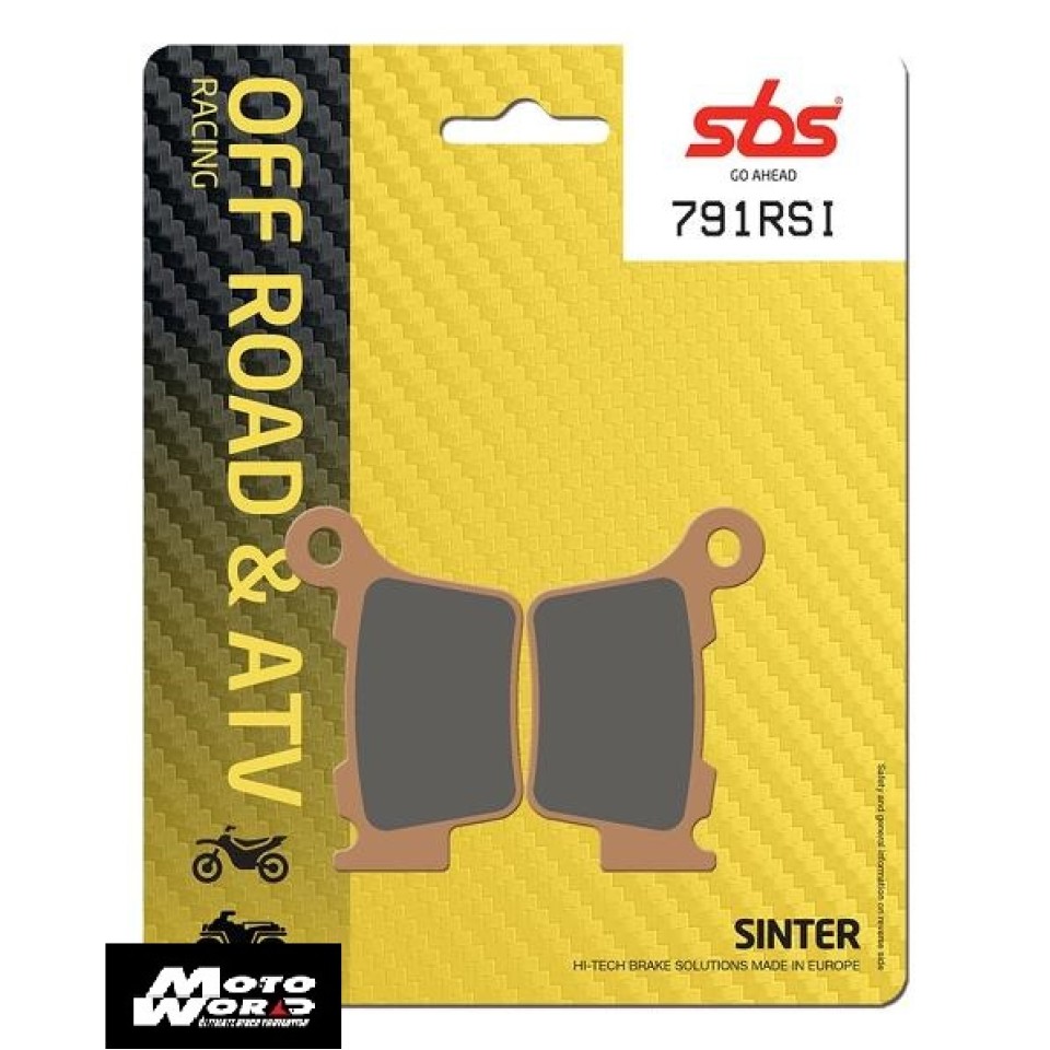 SBS 791RSI Rear Sinter OE Replacement Motorcycle Brake Pad