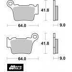 SBS 791RSI Rear Sinter OE Replacement Motorcycle Brake Pad