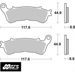 SBS 828LS Rear Sinter OE Replacement Motorcycle Brake Pad