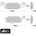 SBS 886LS Rear Evo Sinter OE Replacement Motorcycle Brake Pad