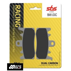 SBS 900DC Rear Dual Carbon OE Replacement Motorcycle Brake Pad