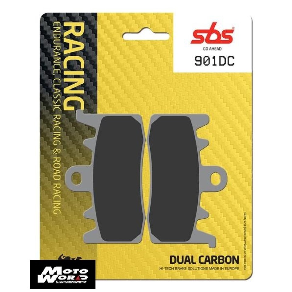 SBS 900DC Rear Dual Carbon OE Replacement Motorcycle Brake Pad