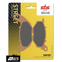 SBS 931HS Rear Sinter OE Replacement Motorcycle Brake Pad