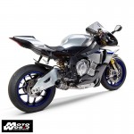 TBR 0054260405S1 S1R Standard Series Carbon Cat-Delete Slip-On Exhaust for Yamaha R1 2015