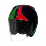 Trax TR03ZR Open Face Motorcycle Helmet - PSB Approved