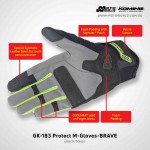 Komine GK 183 Brave Protect Mesh Motorcycle Gloves