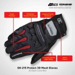 Komine GK 215 Protect 3D Mesh Motorcycle Gloves