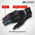 Komine GK220 Protect Mesh Motorcycle Gloves