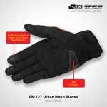 Komine GK227 Urban Mesh Motorcycle Gloves