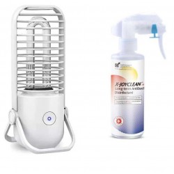 Home Cleaning Package - Xiaomi Xiaoda Small Light UV Disinfection Lamp - White & Xjoyclean Disinfectant 200ML