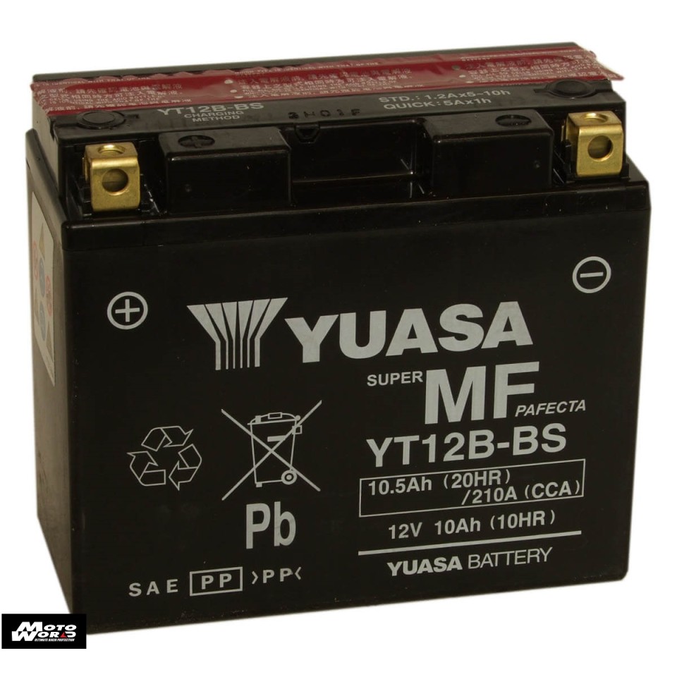 Yuasa YT12B-BS Motorcycle Battery