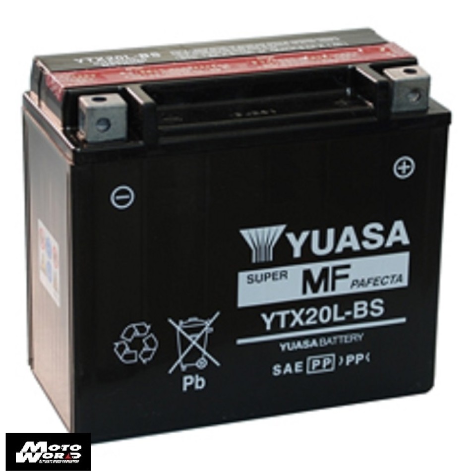 Yuasa YTX20L-BS Motorcycle Battery