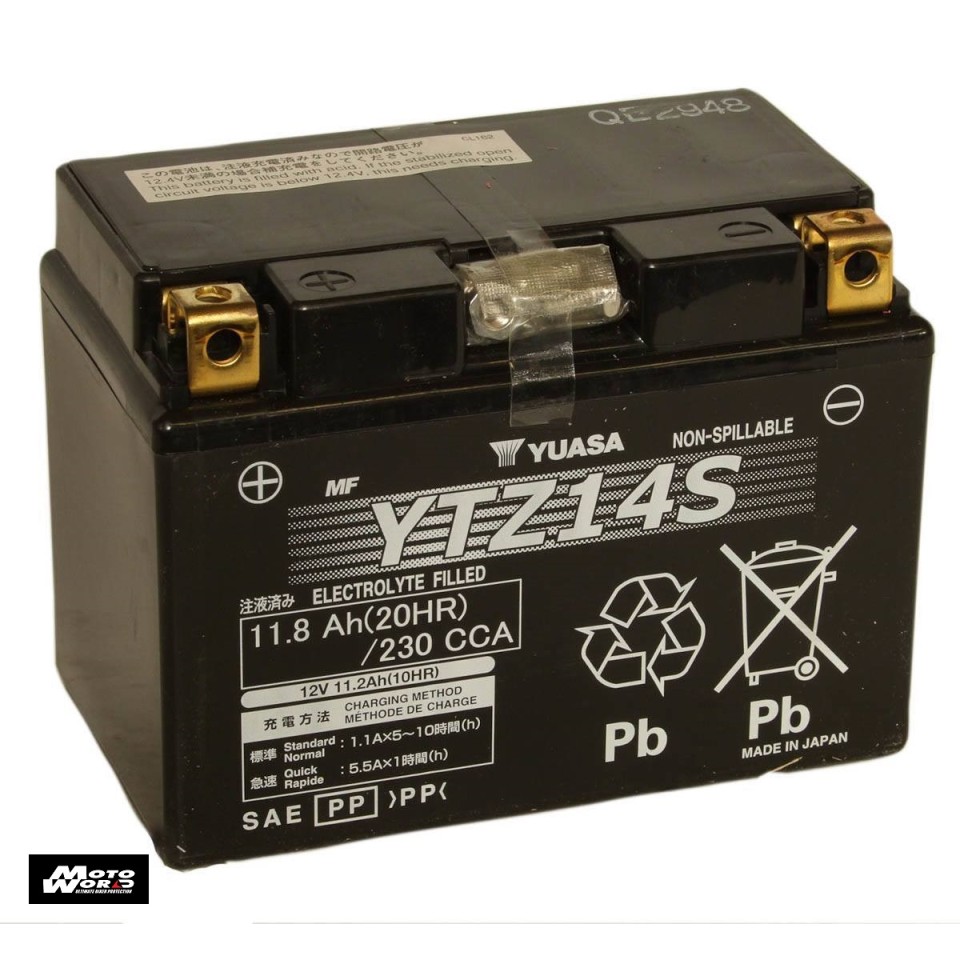 Yuasa YTZ14S Motorcycle Battery