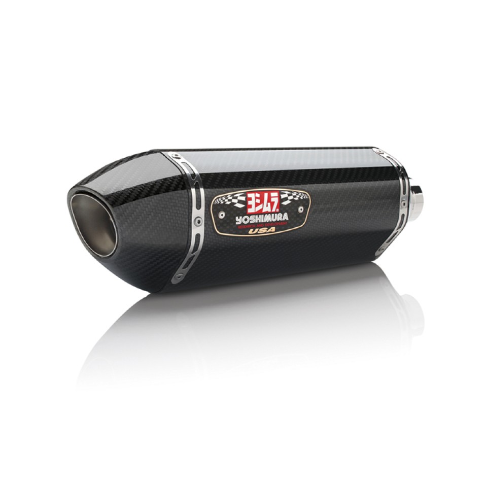 Yoshimura USA R77 SS Full System Exhaust with Carbon Fiber Sleeve Carbon Fiber Endcap for Honda CBR1000RR 2014-2016