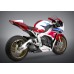 Yoshimura USA R77 SS Full System Exhaust with Carbon Fiber Sleeve Carbon Fiber Endcap for Honda CBR1000RR 2014-2016