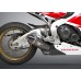 Yoshimura USA R77 SS Full System Exhaust with Carbon Fiber Sleeve Carbon Fiber Endcap for Honda CBR1000RR 2014-2016