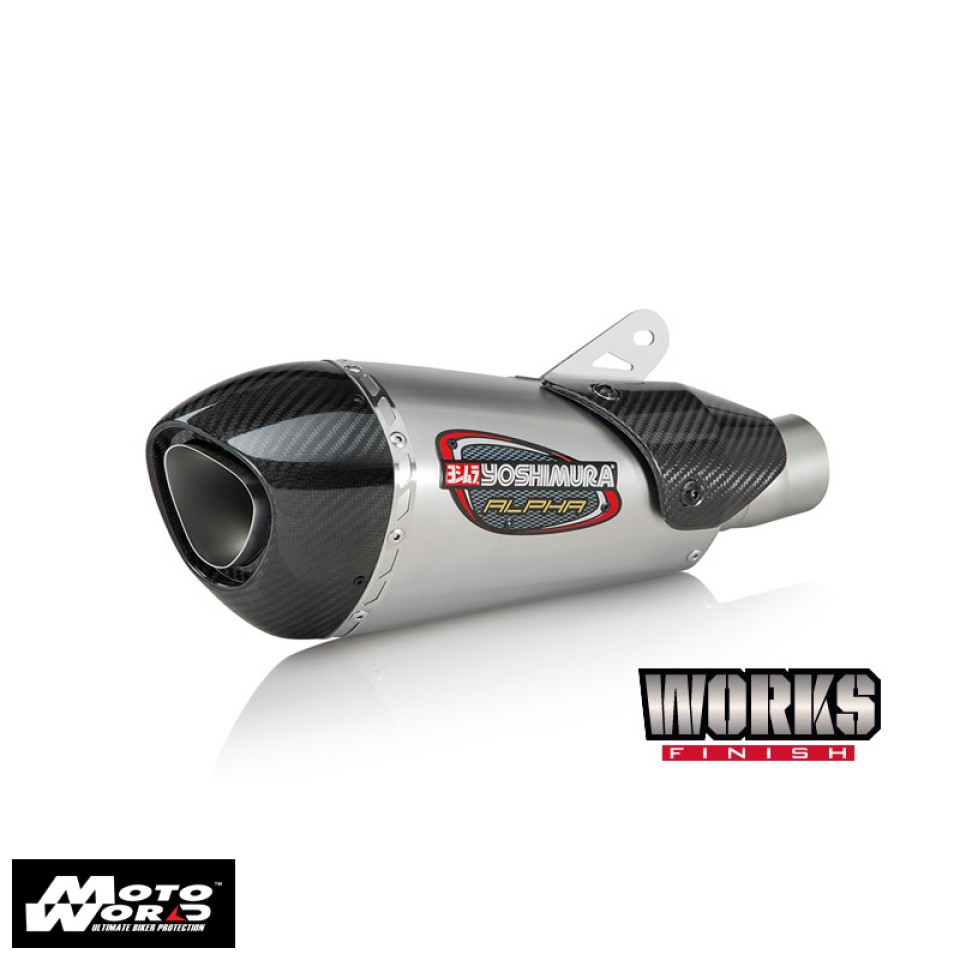 Yoshimura USA Race ALPHA T Stainless 3/4 Exhaust with Stainless Muffler for Yamaha FZ-10 17/MT-10 1018-2021