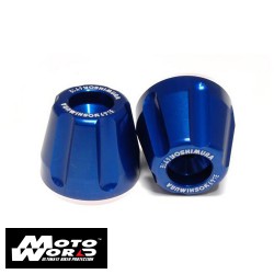 Yoshimura USA RK3302 Blue Bar End Kit for R1 04 to 8/R6 06 to 8