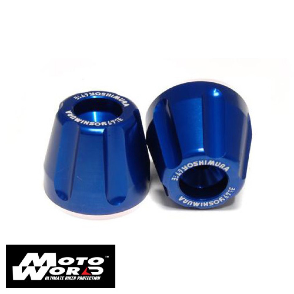 Yoshimura USA RK3302 Motorcycle Blue Bar End Kit