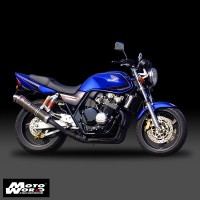 Yoshimura 110-445-54 Motorcycle Cyclone Slip-On for Honda CB400SF 90-98, CB400SF 99-06