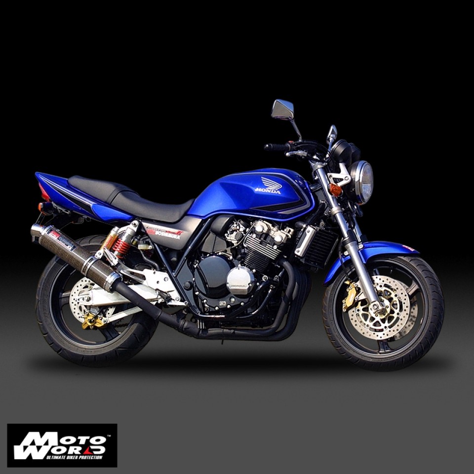 Yoshimura 110-445-54 Motorcycle Cyclone Slip-On for Honda CB400SF 90-98, CB400SF 99-06