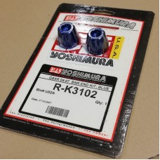 Yoshimura RK3102 Blue Bar End Kit for Suzuki GSX-R 04-05