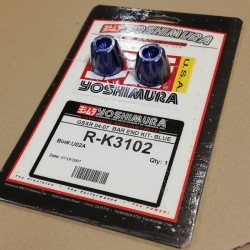 Yoshimura RK3102 Blue Bar End Kit for Suzuki GSX-R 04-05