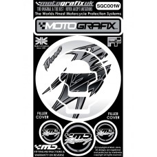 Motografix CAD SGC01W Motorcycle Fuel Cap Sticker