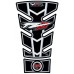 Motografix CAD TY018KS Motorcycle Tank Pad-Black/Silver