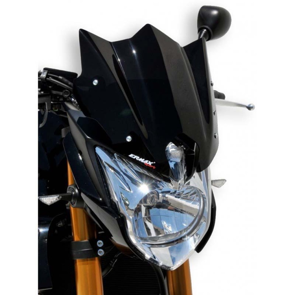Ermax 030203108 Motorcycle Sport Screen 24 cm Light Black