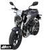 Ermax 0601S91-18 Motorcycle Nose Screen Windshield-Black