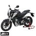 Ermax 0601S91-18 Motorcycle Nose Screen Windshield-Black