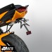 Ermax 790300078 Motorcycle Plate Holder  Unpainted