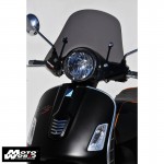 Ermax MS1303GMS WS Mini Sport 40cm for Vespa 125+300GTS/200GT 06-15 Light Black