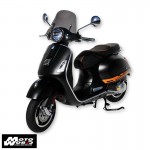 Ermax MS1303GMS WS Mini Sport 40cm for Vespa 125+300GTS/200GT 06-15 Light Black