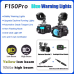  Future Eyes F150Pro Motorcycle Spotlights Auxiliary Lamps with DRL and Safety Warning Taillights Ultra Bright Lights Horn Flash