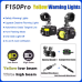  Future Eyes F150Pro Motorcycle Spotlights Auxiliary Lamps with DRL and Safety Warning Taillights Ultra Bright Lights Horn Flash