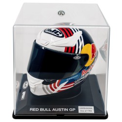 HJC RPHA 1 Red Bull Austin GP Mini Replica Motorcycle Helmet