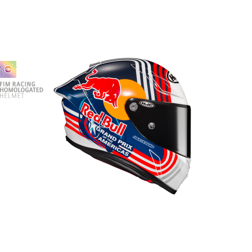 HJC RPHA-1N Red Bull Austin GP Full Face Motorcycle Helmet - PSB Approved