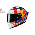 HJC RPHA 1 Red Bull Austin GP Full Face Motorcycle Helmet - PSB Approved