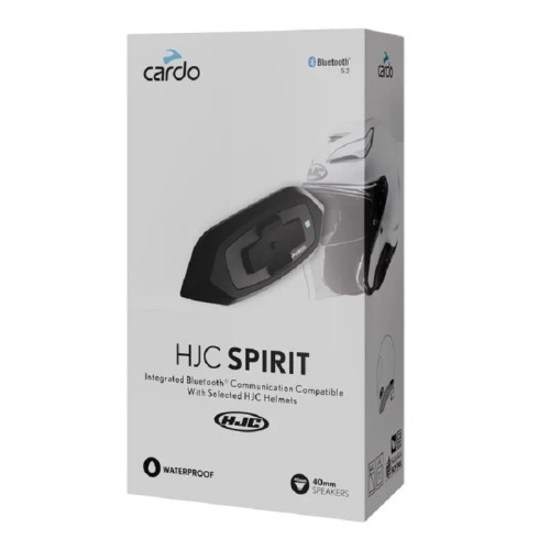 Cardo HJC Spirit Integrated Helmet Intercom System