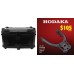 Hodaka Aluminum Alloy Motorcycle Top Luggage Rack Frame for Honda ADV350 + Hodaka Motorcycles ABS Tail Box - Black
