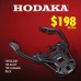 Hodaka Aluminum Alloy Motorcycle Top Luggage Rack Frame for Honda Forza ADV 750 + Hodaka Motorcycles ABS Tail Box - Black