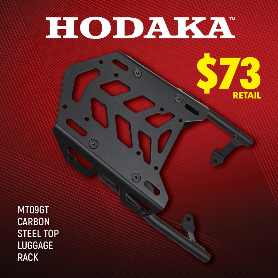 Hodaka Carbon Steel Motorcycle Top Luggage Rack Frame for Yamaha MT09 GT
