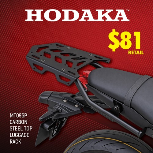 Hodaka Carbon Steel Motorcycle Top Luggage Rack Frame for Yamaha MT09 SP