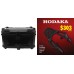 Hodaka Aluminum Alloy Motorcycle Top Luggage Rack Frame for Honda NC750X + Hodaka Motorcycles ABS Tail Box - Black